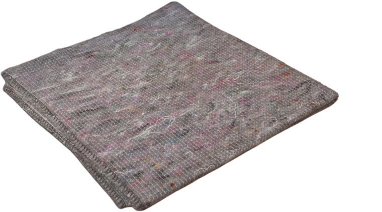 Lavetă de podea gri din bumbac 60 × 50 cm