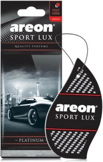 Areon Sport Lux Platinum odorizant de aer din hârtie suspendat, negru