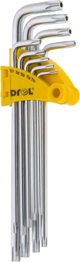 Set de chei TORX prelungite 9 buc DREL
