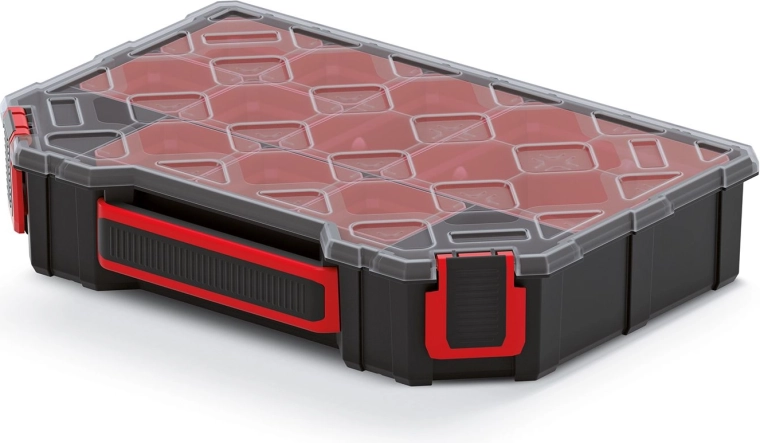 Organizator TAGER cu capac transparent 284 × 195 × 60 mm