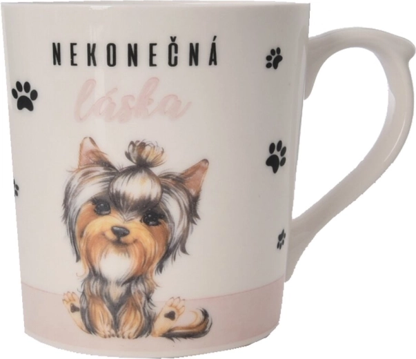 Cană ceramică Dragoste infinită – câine 550 ml