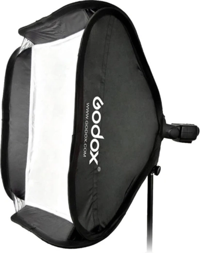 Godox softbox pliabil cu suport tip S și montură Bowens 60 × 60 cm