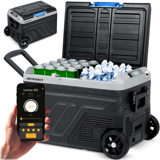 Berdsen Icemax 402 ladă frigorifică auto portabilă cu compresor 40 l, neagră