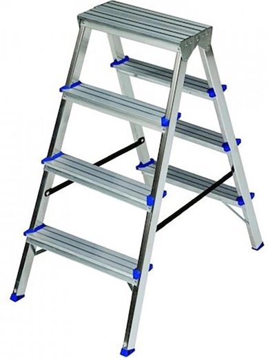 Scară dublă din aluminiu cu 4 trepte ELKOP