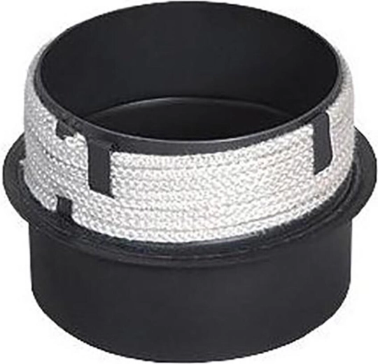 Trecere în coș 180/180 mm cu șnur de etanșare, lungime 160 mm, grosime 1,5 mm, negru