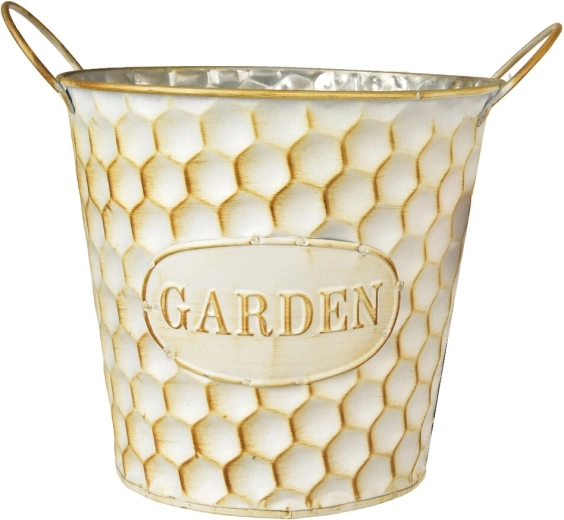 Ghiveci metalic GARDEN bej