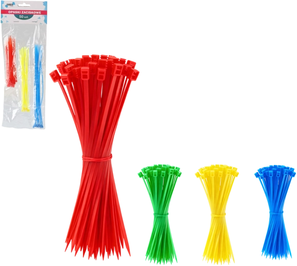 Set de 50 benzi de prindere de unică folosință pentru plante, colorate