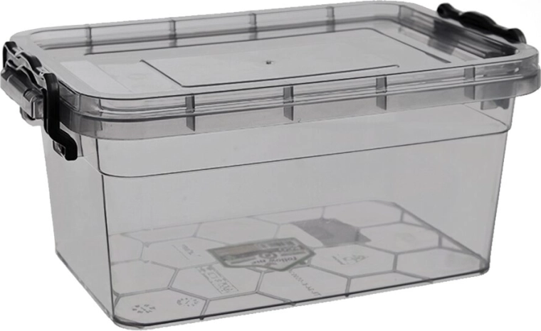 Cutie joasă dreptunghiulară Grey Multi 1,75 l