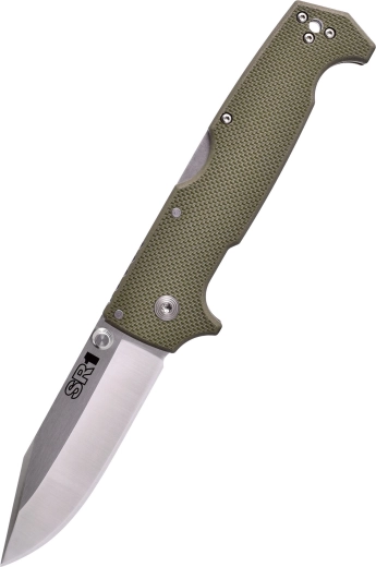 Cuțit tactic pliabil Cold Steel SR1, 10,1 cm, G10 verde