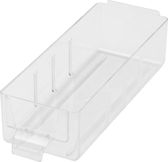 Cutie mică din plastic S cu despărțitoare 13,8 × 5,2 × 3,5 cm