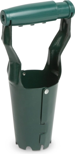 Plantator metalic pentru bulbi cu arc