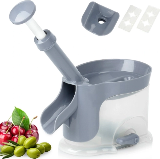 Dispozitiv de scos sâmburi pentru cireșe și măsline cu ventuză, 20 × 12 × 25 cm