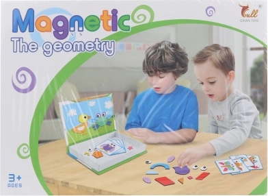 Set de construcție magnetică – forme geometrice
