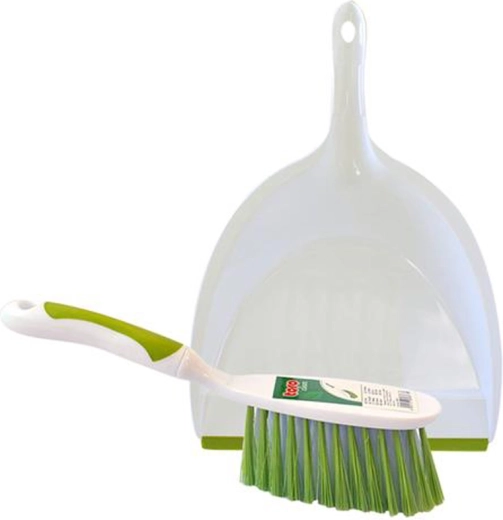 Măturică și făraș TORO verde‑alb