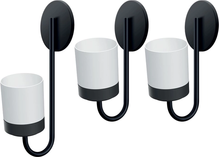 Set suspendat de ghivece de perete BLOOMIE Hanger, alb, 3 buc.
