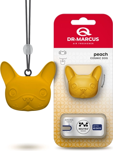 Dr. Marcus Cosmic Dog odorizant auto cu parfum de piersică