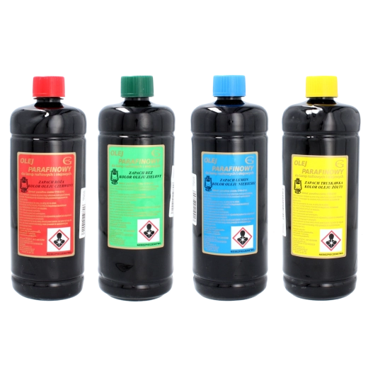 Ulei de parafină pentru lămpi 1 l – mix de culori și arome