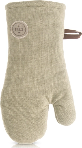 Mănușă de bucătărie din bumbac cu magnet, verde GREENISH 32 cm