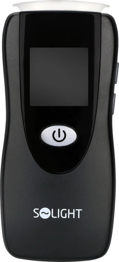 Tester de alcool profesional fără contact Solight cu senzor Fuel Cell (0–5 ‰ BAC) - 1 bucată