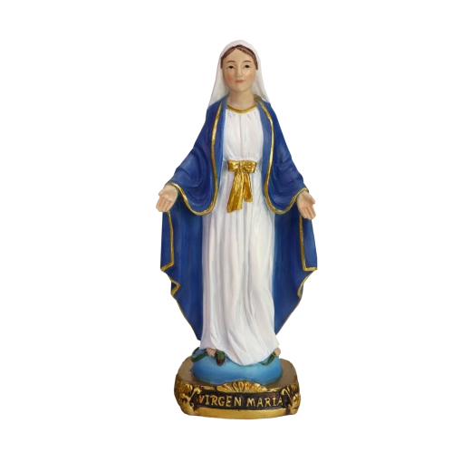 Figurină a Fecioarei Maria din rășină 6 × 4 × 13 cm