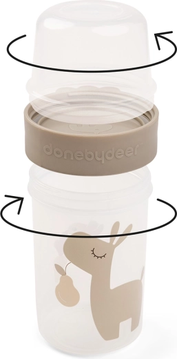 Done by Deer cutie mare pentru gustări to go 2-way Lalee, culoare nisipie