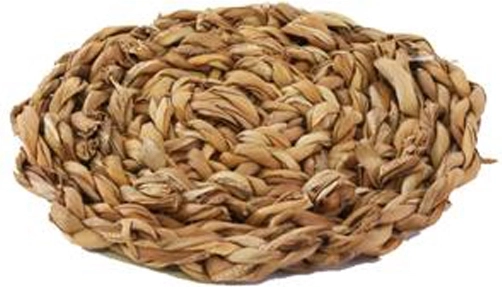 Suport rotund pentru pahare din iarbă de mare 10 cm