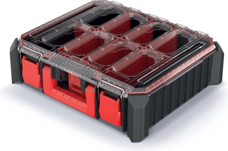 Organizator pentru scule cu casete detașabile 44,5 × 36,8 × 12,6 cm – negru