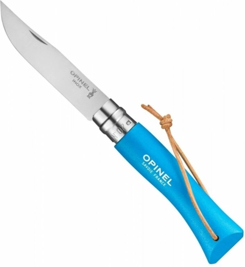 Opinel N°07 Trekking cuțit de buzunar 8 cm fag albastru