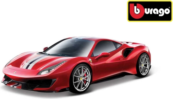 Model metalic Bburago Ferrari 488 Pista 1:24 roșu