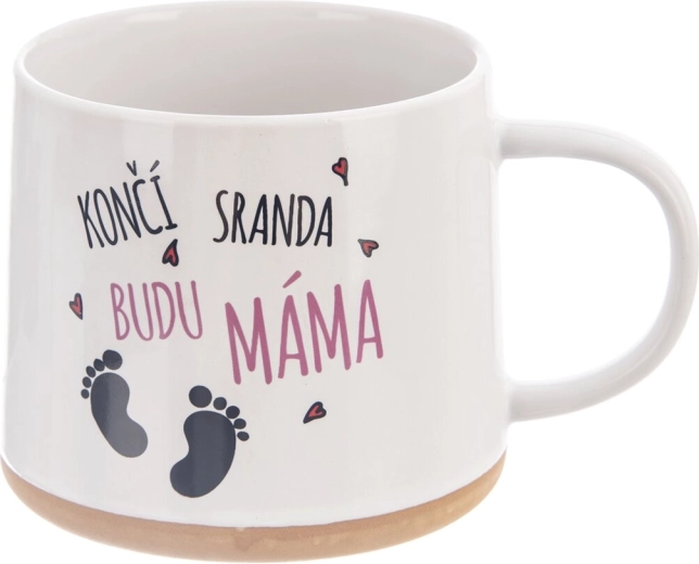 Cană ceramică „Voi fi mamă” 0,63 l