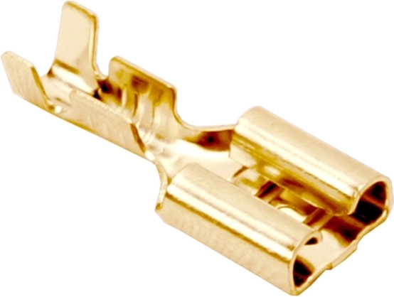 Manșon de sertizare placat cu cupru pentru conector tată de 6,3 mm