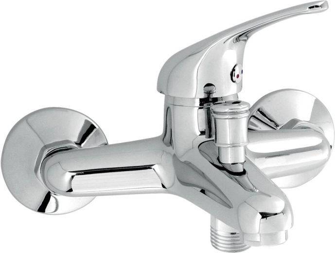 Bateria de cadă montată pe perete TITANIA IRIS, distanță 150 mm, crom