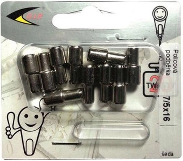 Suport pentru mobilier 7/5 galvanizat, blister 10 buc