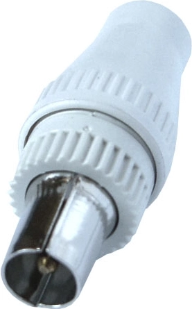Solight conector coaxial drept pentru antenă, tip Italia, 10 bucăți