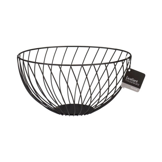 coșuleț de fructe din oțel negru 13,5 cm