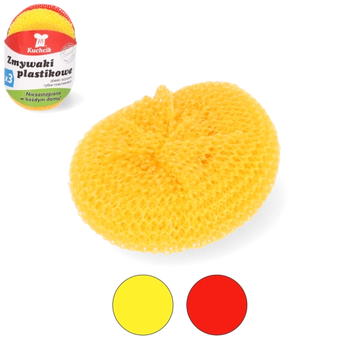 Burete sârmă din plastic KUCHCIK, 3 bucăți