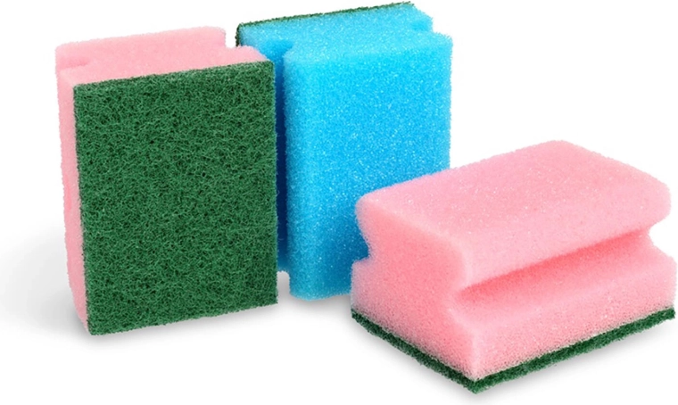 Burete de vase modelat 9,5 × 7 × 4,5 cm, mix de culori, 3 buc