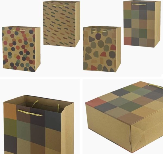Pungă cadou 32 × 26 × 12 cm – mix de modele