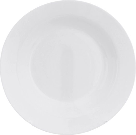 Farfurie adâncă pentru paste LUNA Grangusto Pasta 29 cm, albă, din sticlă opal