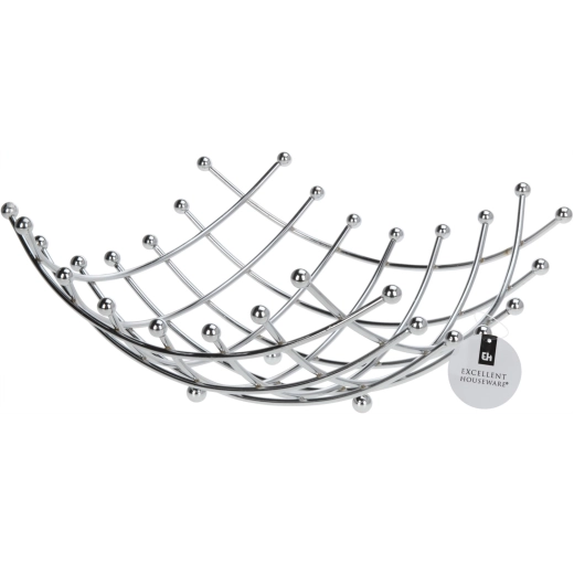 Coș de fructe cromat