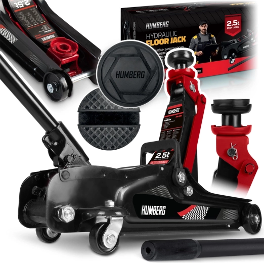 Cric hidraulic cu profil redus pe roți 2,5 t HUMBERG HM-380