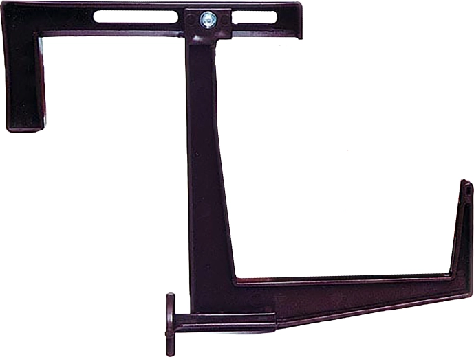 Suport reglabil de balcon pentru jardiniere 15 × 13 cm, teracotă