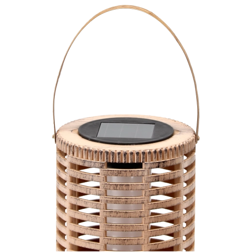 Felinar solar de grădină Antique 35,5 cm, alb cald