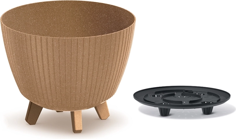 Ghiveci Lamia Eco Wood 28,8 cm naturo