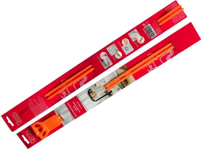 Bețișoare flexibile pentru curățarea scurgerilor TORO 2×50 cm