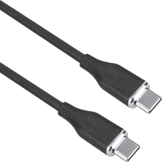 Cablu Solight din silicon USB-C la USB-C 0,5 m (USB 3.1)