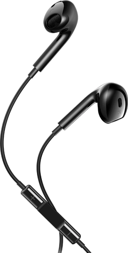 Căști cu fir Maxlife MXEP-04 USB-C negre