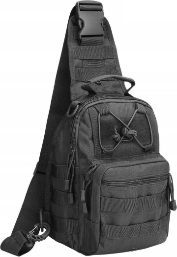 Rucsac tactic tip sling 20 l pe umăr, negru