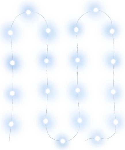 Ghirlandă luminoasă nano de Crăciun Retlux cu fulgi și 20 de LED-uri