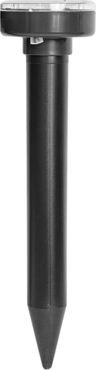 Dispozitiv solar din ABS pentru alungarea cârtițelor și rozătoarelor, rotund